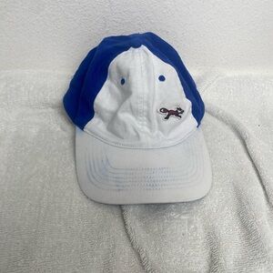 Vintage Women Retro Fox Blue White Cotton Adjustable Baseball Cap O/S Streetwear